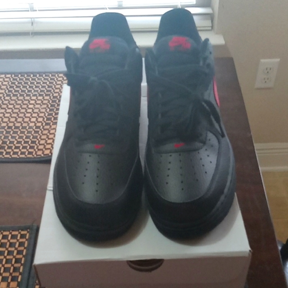 Black and Red Sneakers